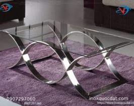 Bàn sofa inox