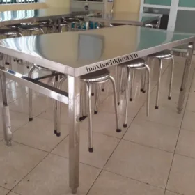Bàn ghế inox 304