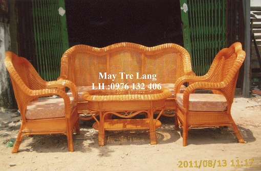 Bàn ghế mây tre