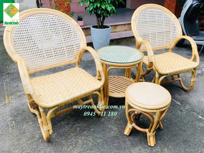Bàn ghế mây tre đan