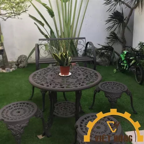 Bàn ghế nhôm MS01