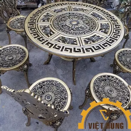 Bàn ghế nhôm MS02