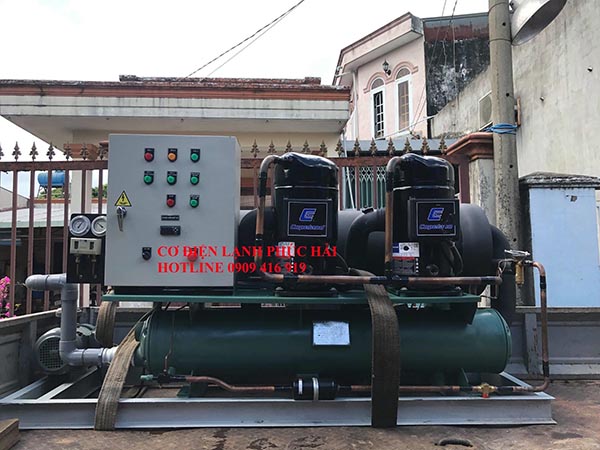 Bàn giao chiller giải nhiệt nước cho công ty Asia-X
