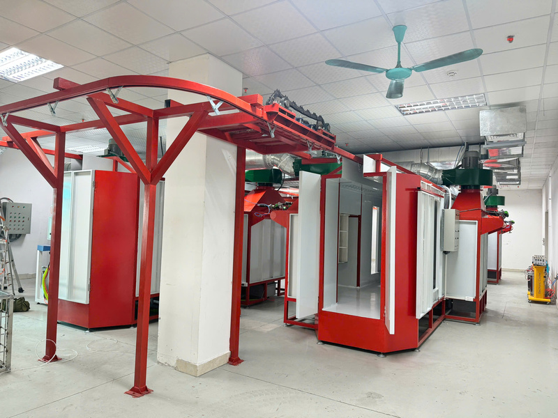 Bàn giao hệ thống dây chuyền sơn tĩnh điện cho công ty M2