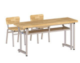 Bàn học sinh bán trú cấp 1 gỗ cao su
