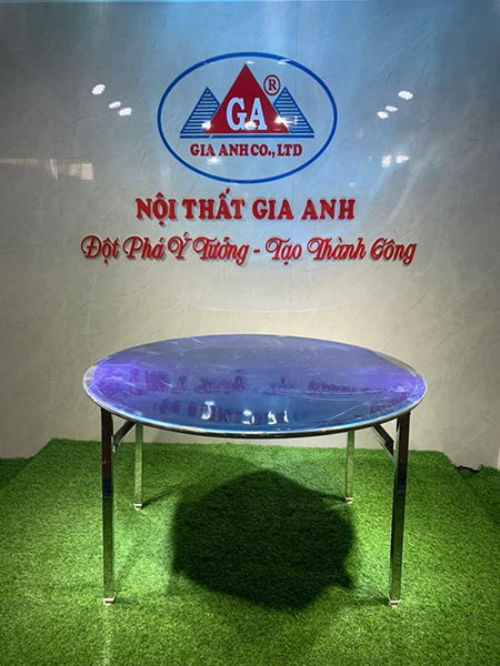 Bàn tròn inox