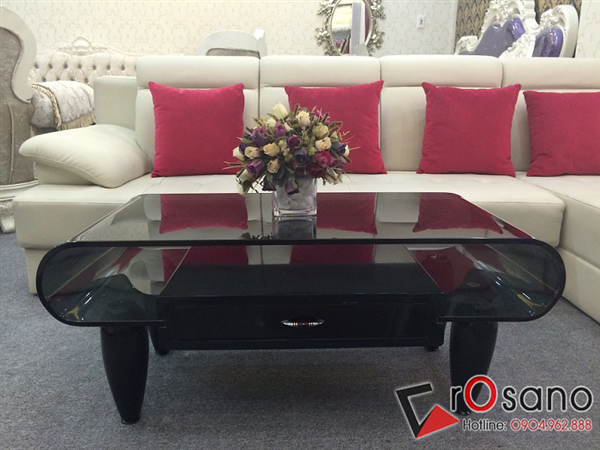 Bàn kính sofa