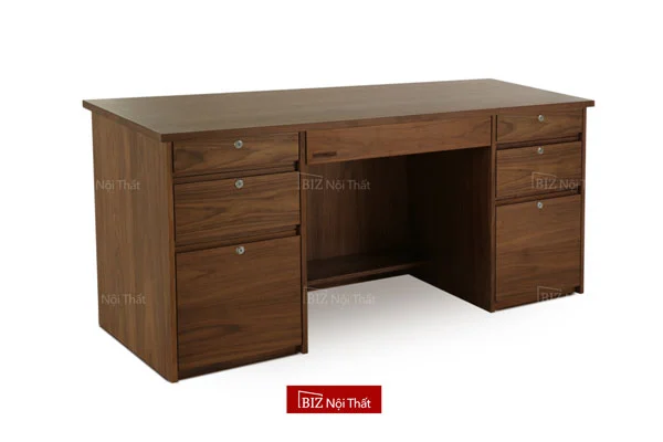 Bàn làm việc gỗ óc chó BLV-02