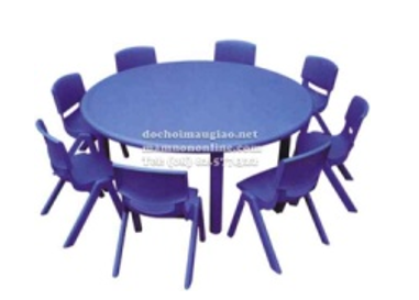 Bàn nhựa tròn nhập khẩu 8 chỗ(không ghế)