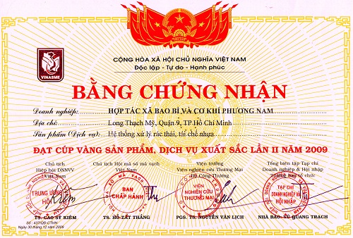 Bằng chứng nhận
