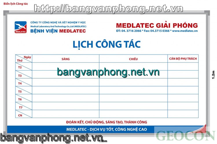 Bảng công tác