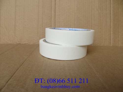 Băng keo giấy 2F4 màu trắng