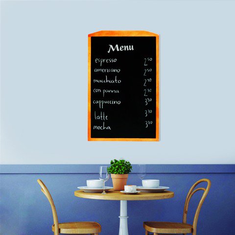 Bảng menu 1 mặt