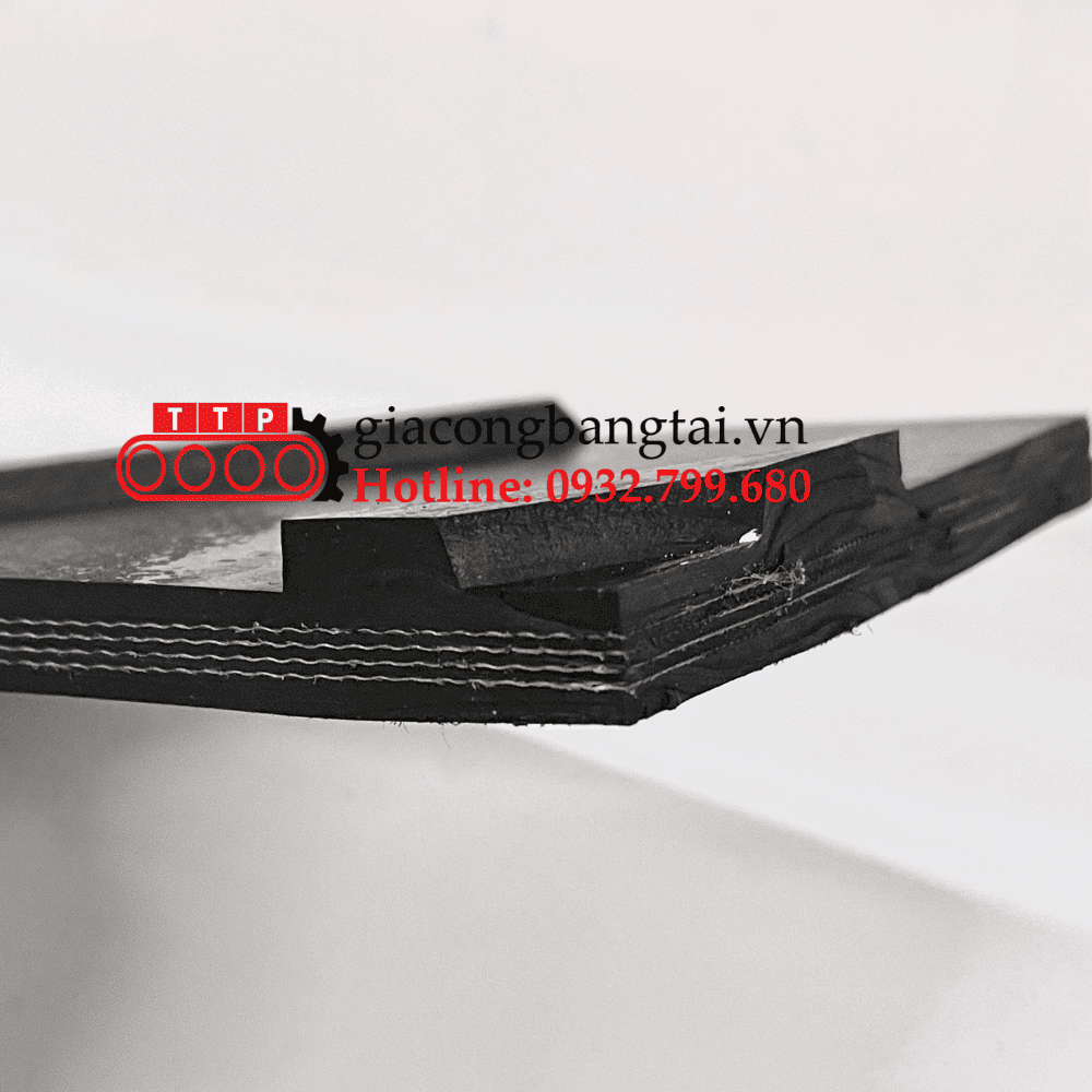 Băng tải cao su gân V - 8.5 ly