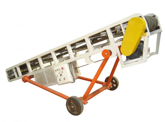Băng tải chất lên Pallet