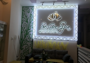 Bảng hiệu Alu Sài Gòn Spa