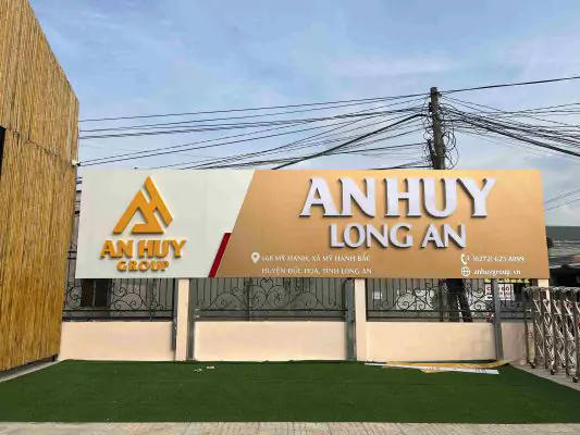 Bảng hiệu Alu chữ nổi
