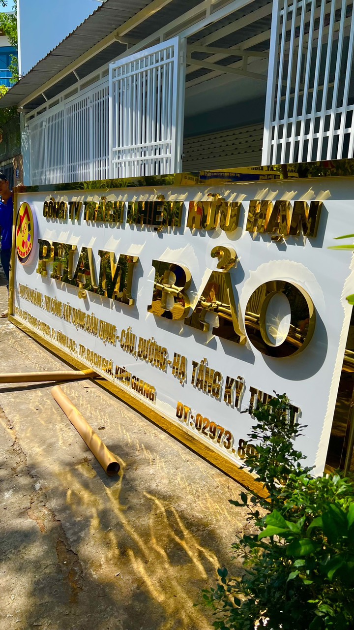 Bảng hiệu chữ nổi