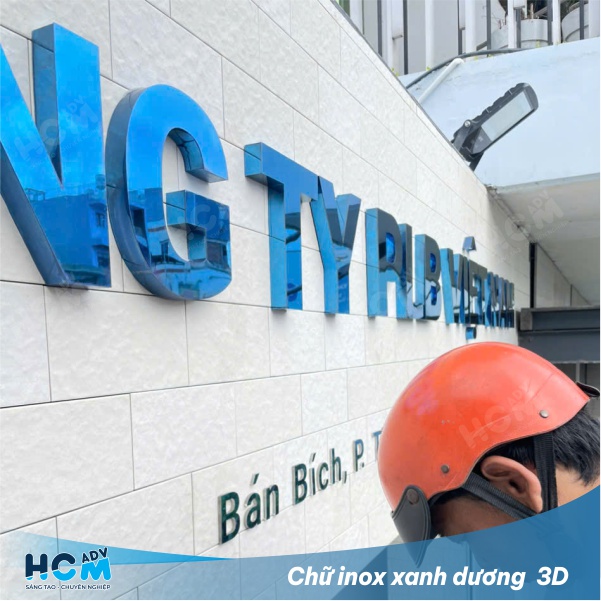 Bảng hiệu chữ nổi inox