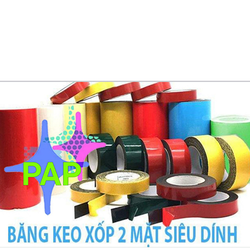 Băng keo hai mặt, băng keo xốp