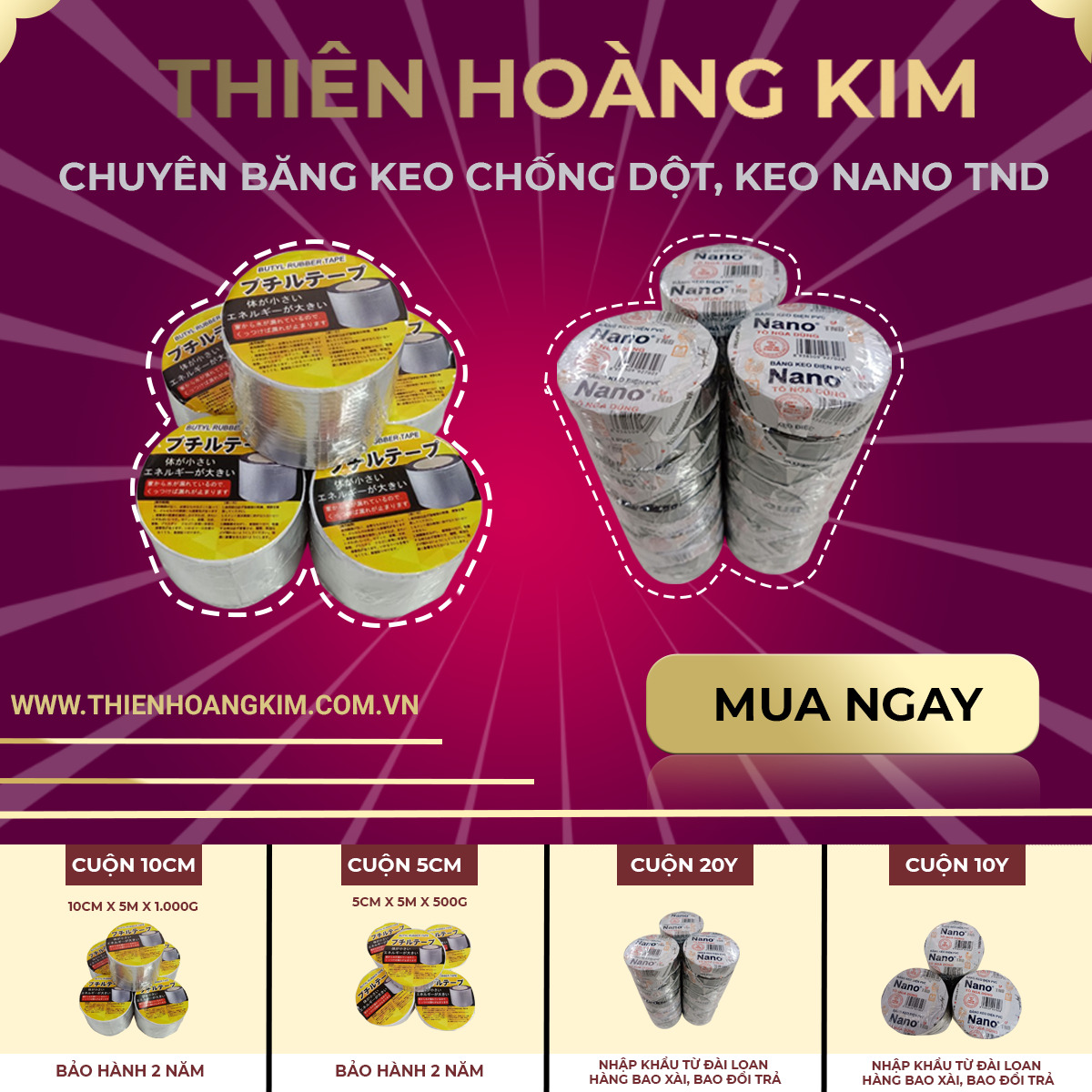 Băng keo chống dột, chống thấm