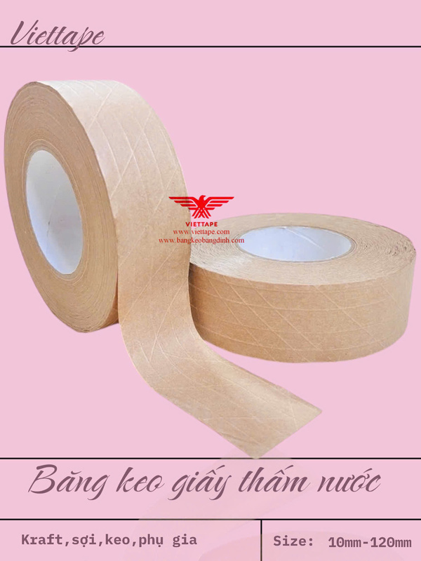 Băng keo giấy nâu thấm nước