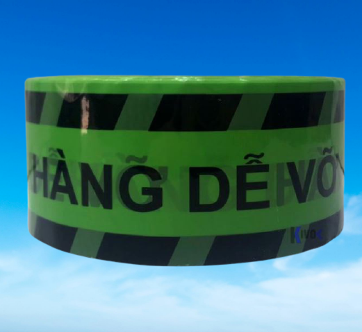 Băng keo hàng dễ vỡ màu xanh