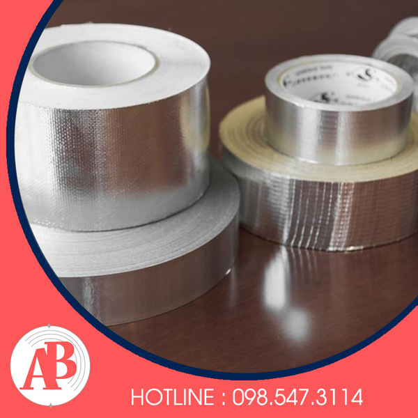 Băng keo nhôm vải thủy tinh 50mm x 50m
