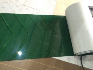 Băng tải PVC gân V