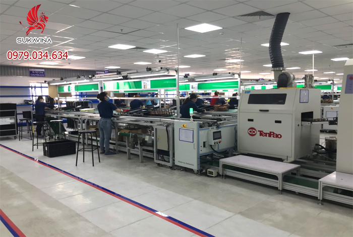 Băng tải PVC - ngành điện tử