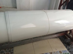 Băng tải PVC trắng
