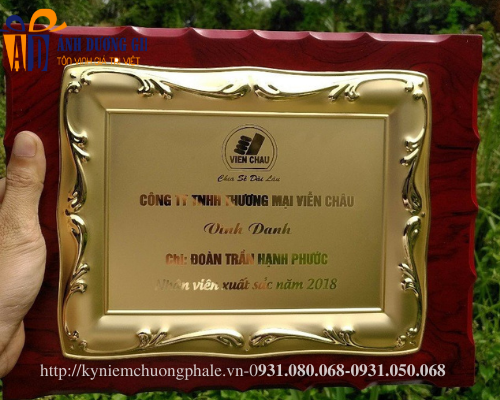 Bảng vinh danh đồng gỗ DG-19