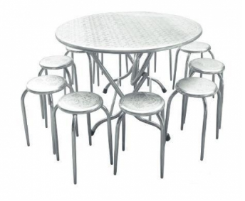 Bàn ghế inox