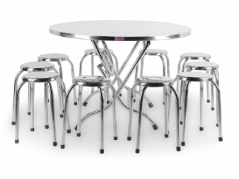 Bàn ghế inox