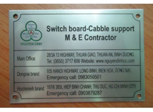 Bảng hiệu công ty