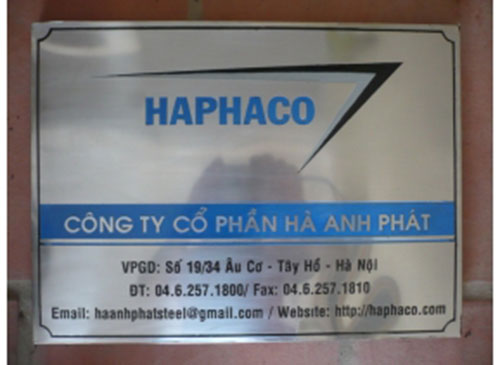 Bảng hiệu công ty