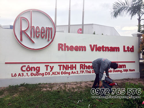 Biển quảng cáo chữ nổi