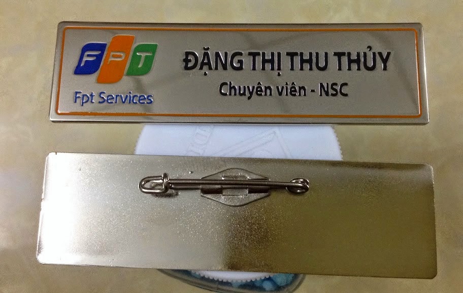 Bảng tên Inox