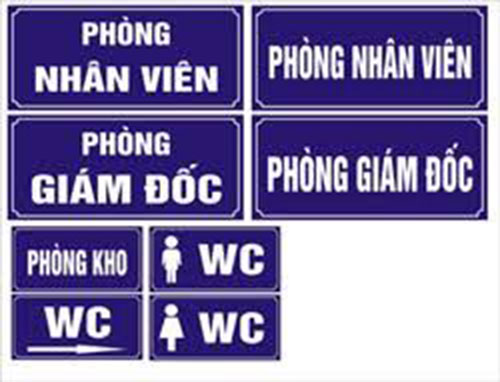Bảng tên văn phòng