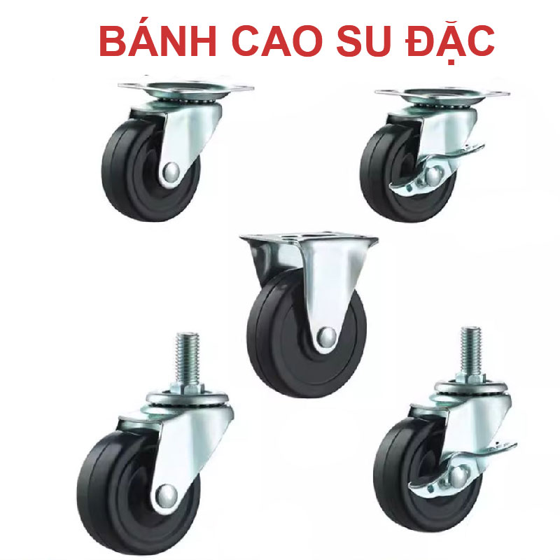 Bánh xe cao su đặc