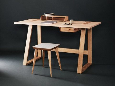 Bàn làm việc gỗ sồi