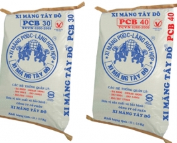 Bao đựng bột trét tường xi măng