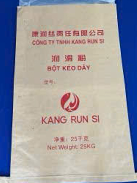 Bao bì giấy kraft bột keo dây