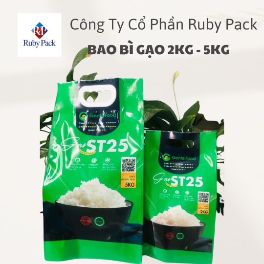 Bao bì gạo 2kg đến 5kg