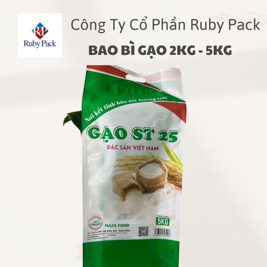 Bao bì gạo 2kg đến 5kg