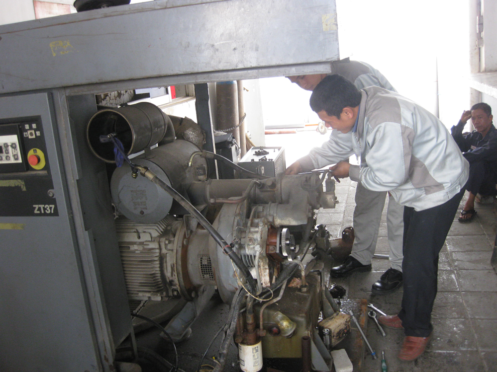 Bảo dưỡng máy nén khí