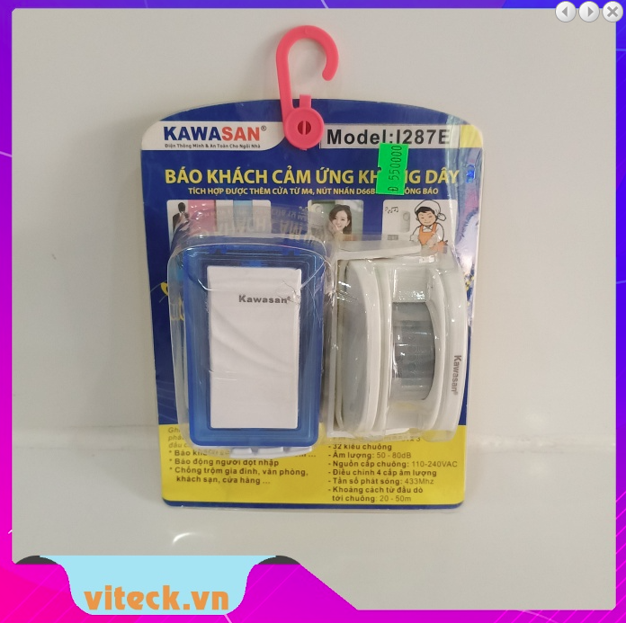 Báo khách cảm ứng không dây Kawasan i287e
