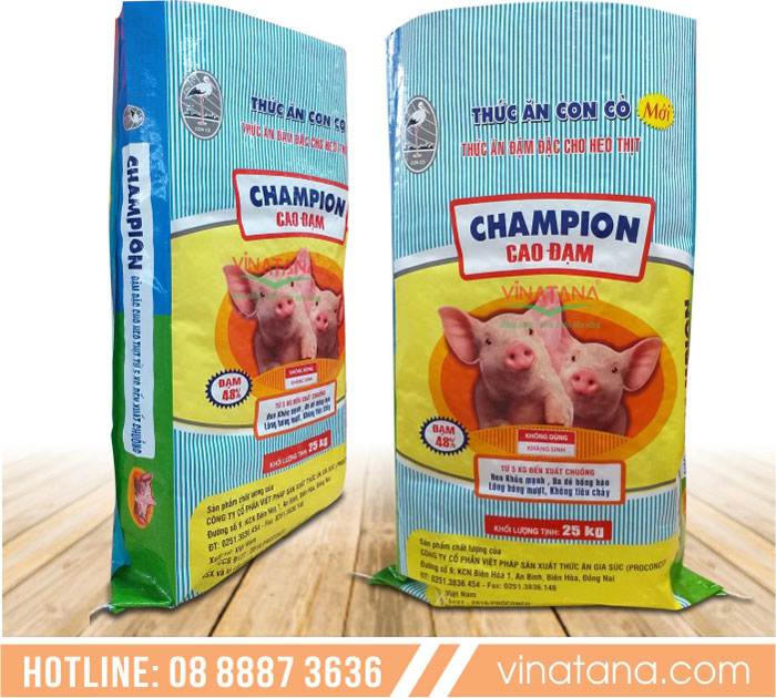 Bao PP đựng thức ăn chăn nuôi