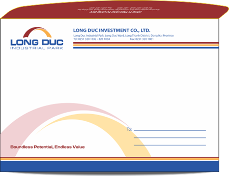 In bao thư công ty Long Đức
