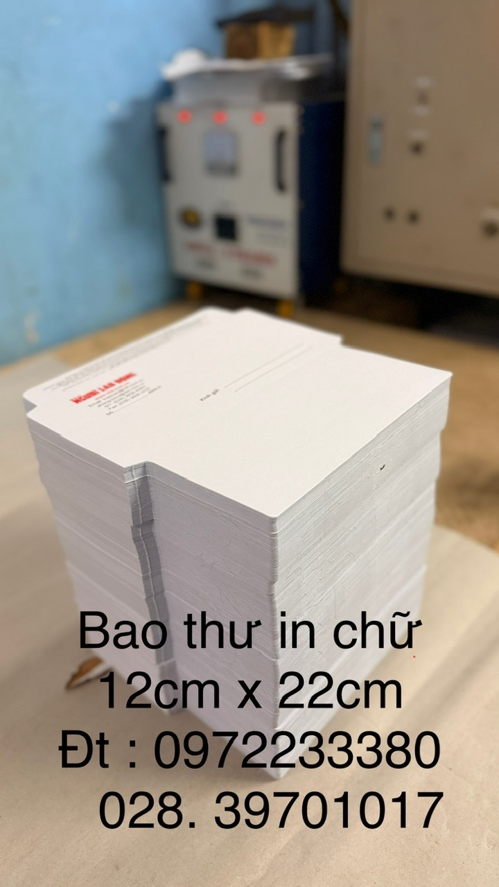 Bao thư in chữ